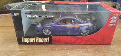 Diecast Mitsubishi Eclipse Jada Toys Import Racer 1/18 Autos de collection miniatures, Voitures mini...