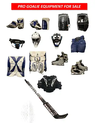 PRICE DROP - COMPLETE BAUER / VAUGHN / KOHO ADULT GOALIE PACKAGE, View more