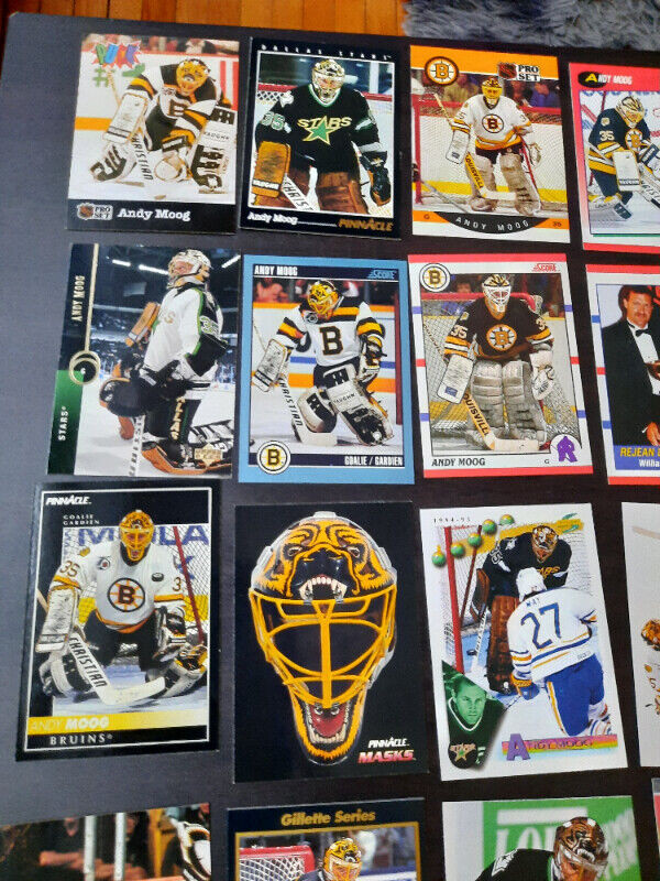 55 CARDS HOCKEY NHL ANDY MOOG dans Art et objets de collection  à Ville de Montréal - Image 2