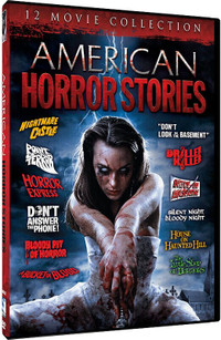 American Horror Stories 3 dvd/ 12 film set-Excellent condition