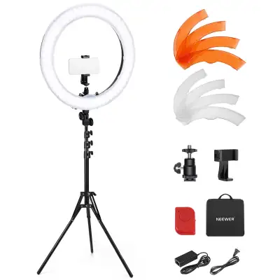 NEEWER 55W 18"/45cm Ring Light Kit https://qualityobsessions.com/product/neewer-55w-18-45cm-ring-lig...