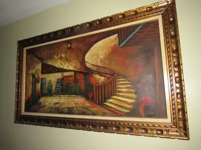 Large size antique Antique oil painting, View more