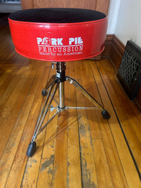 Pork Pie drum throne