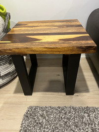 Wood console table 
