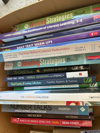 Current resources, focus mainly on elementary literacy & numeracy. $5 each or 5 for $20.