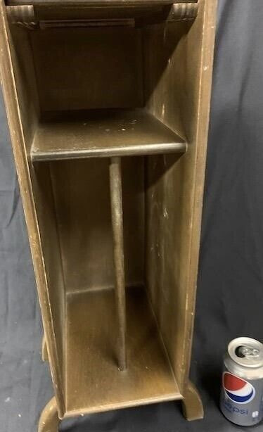 VINTAGE MCM PHONE TABLE with SLIDING TRAY in Arts & Collectibles in Mississauga / Peel Region - Image 4