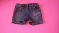 Short jeans fille gr 2 ans 3 ans 2T 3T Jeans short for girl