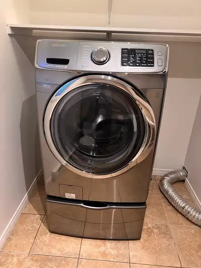 *Nouveau prix vente rapide* Laveuse Samsung + 2 piédestals, View more