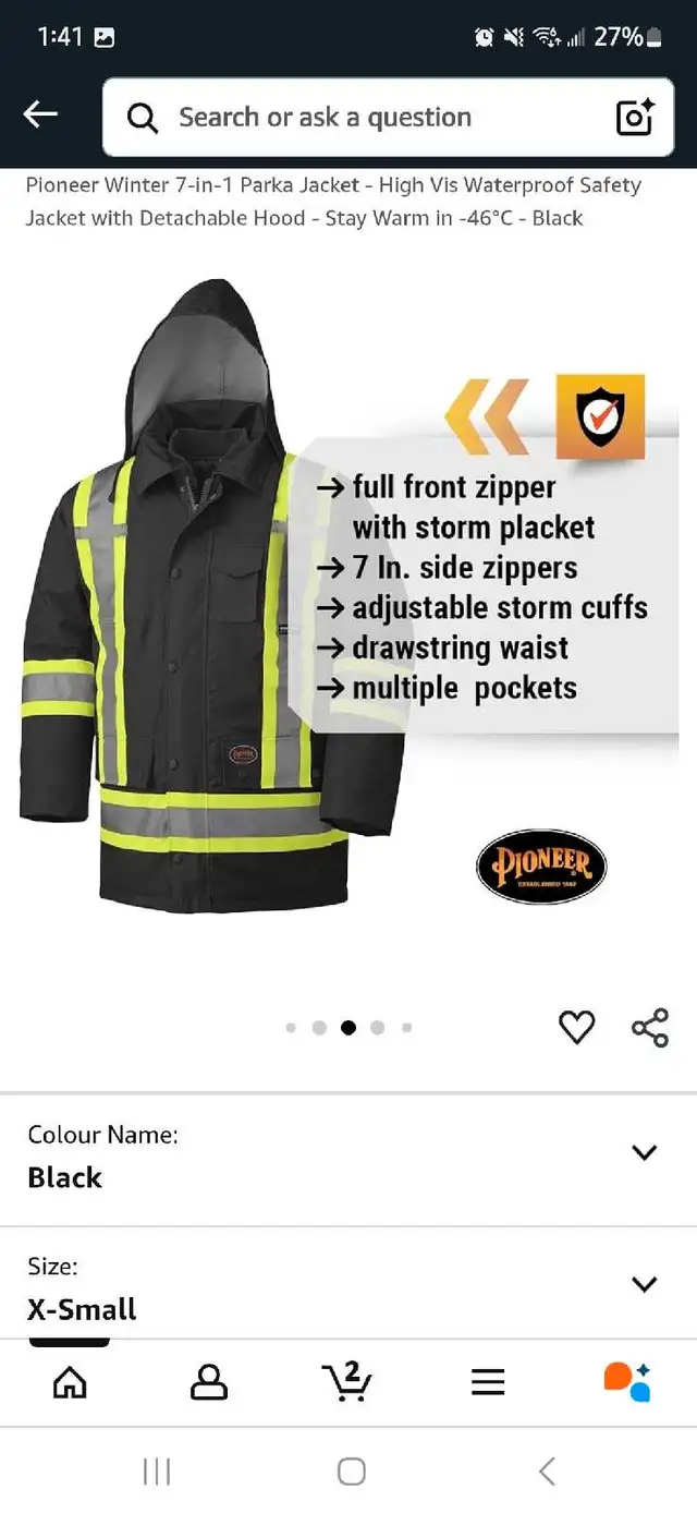 Pioneer Winter Parka Jacket and bib coveralls BRAND NEW62863729688065123