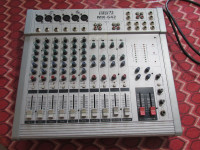P A Gear: amplified speaker, mixer, microphones, etc.