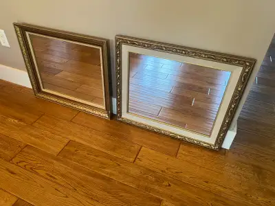 x2 Framed Vintage Type Mirrors, View more