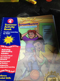 Summer Vacation, Grade 4 Activity Book Spiral-bound