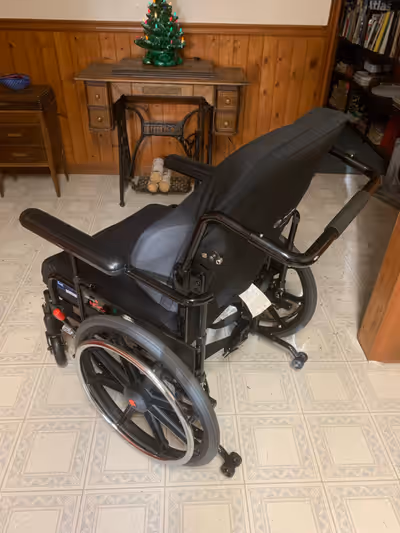 Basically new. Only used a handful of times as my dad preferred his old one. $450