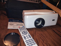 Portable Projector with integrated DVD player