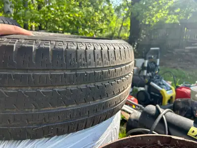 Offering a set of used Bridgestone summer tires, size 275/55R20, perfect for your SUV or light truck...