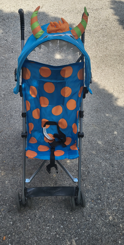 Kids Comfort Height Character Umbrella Stroller, Monster Syd, View more