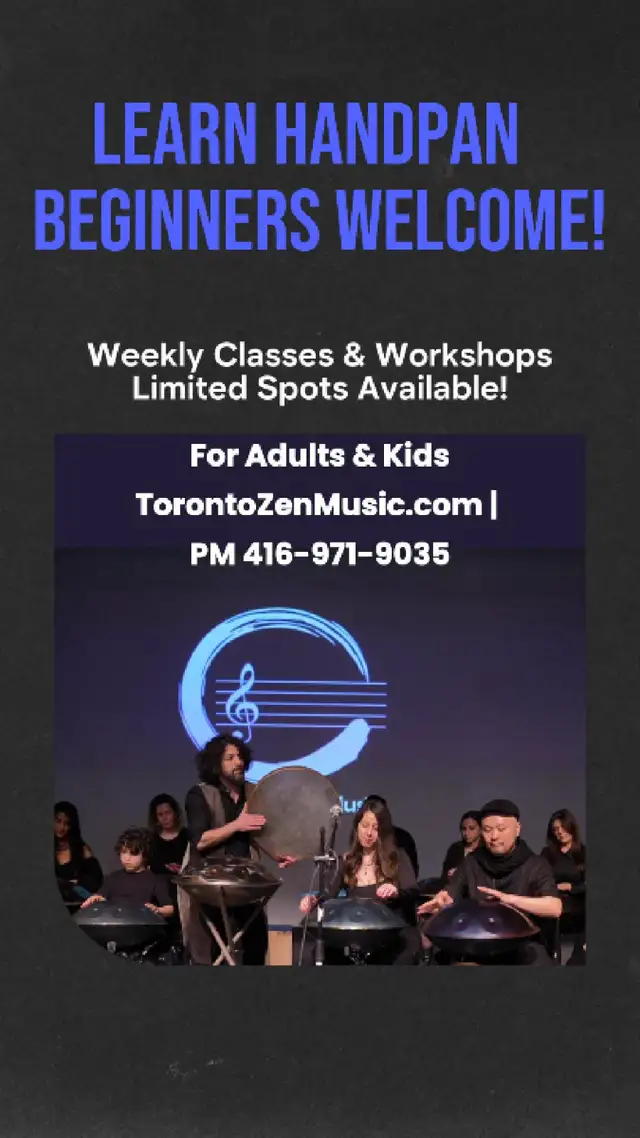 Handpan Classes for Beginners. No handpan? We provide everything63915385225091121