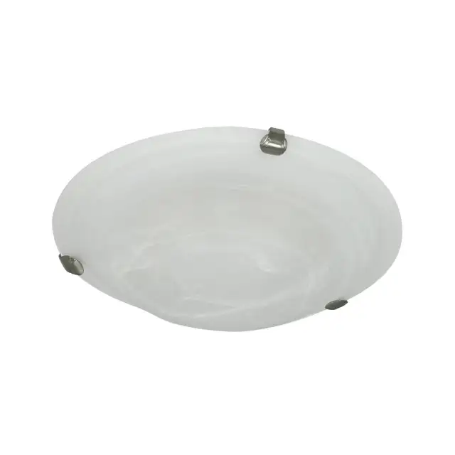 Flush mount ceiling light  glass in Indoor Lighting & Fans in Markham / York Region - Image 2