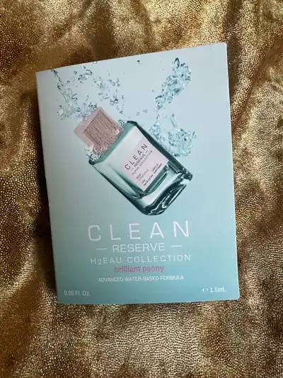 Brand new Clean Reserve H2Eau Collection Brilliant Peony eau de parfum fragrance sample. Unisex. 1.5...