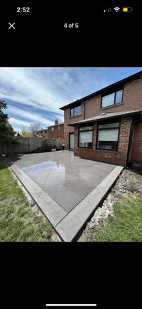 Concrete Patios, sidewalks, driveways. Booking for spring