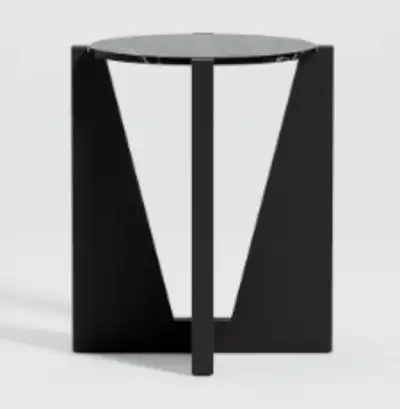 CB2 - Wood & Stone Side Table, View more