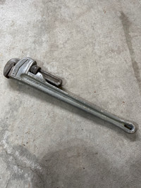 Ridgid 24” aluminum pipe wrench