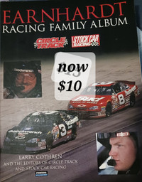REDUCED!  EARNHARDT FAMILY RACING ALBUM Book for NASCAR fans. E