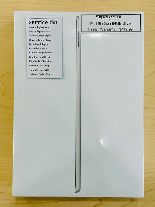 Brand New Sealed iPad 9th 64GB $449 @Experimax  in iPads & Tablets in Mississauga / Peel Region - Image 2