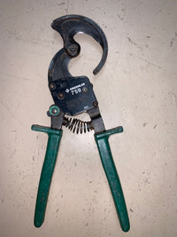 For sale: Electrician's Greenlee 759 Ratcheting Cable Cutters