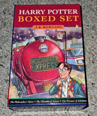 Harry Potter Box Set: Books 1-3 (Hardcover with Dust Jackets)