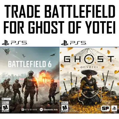 ✔️✔️TRADE Battlefield 6 for Ghost Of Yotei✔️✔️, View more