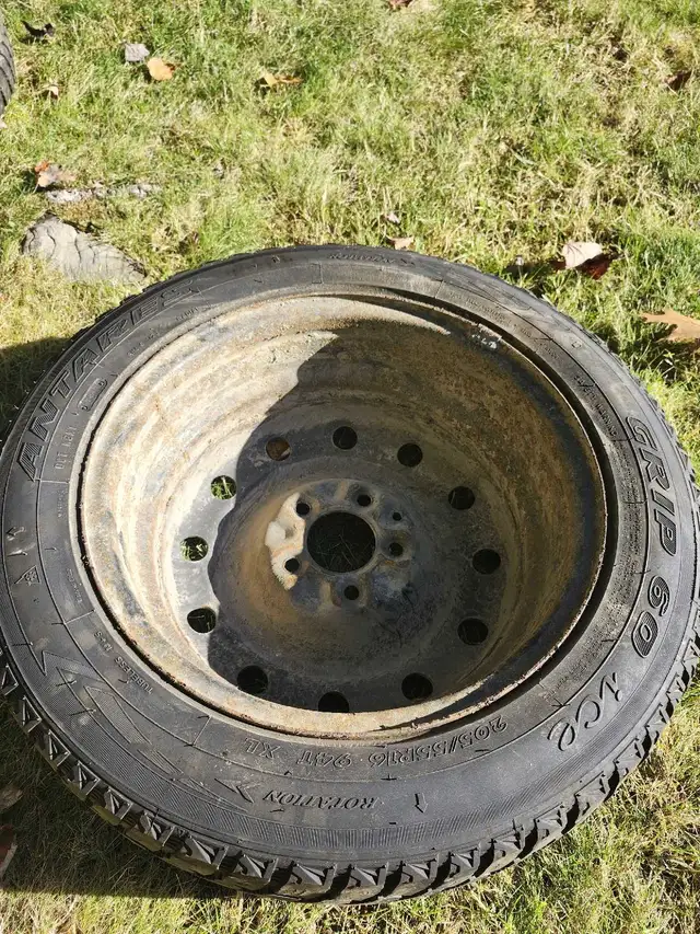 Antares Grip 60 ice Studded Tires on Steel Rims in Tires & Rims in Bedford - Image 4