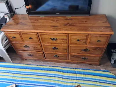 Solid Wood 9-Drawer Dresser, View more