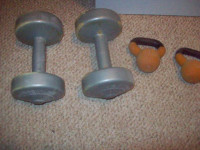 Weigths and kettle bells