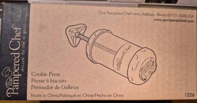 Pampered Chef Cookie Press 1526482653711651973120