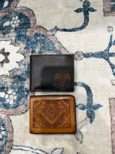 men’s Freemason wallets, View more