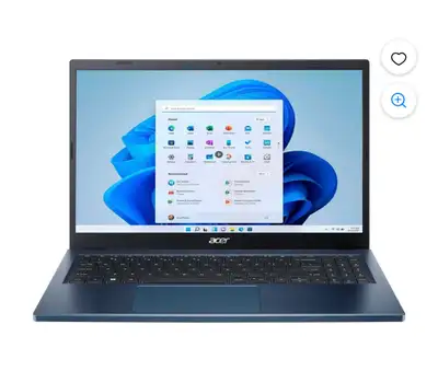 Aced Laptop Stream Blue (Model Aspire 3 15) only used once!, View more