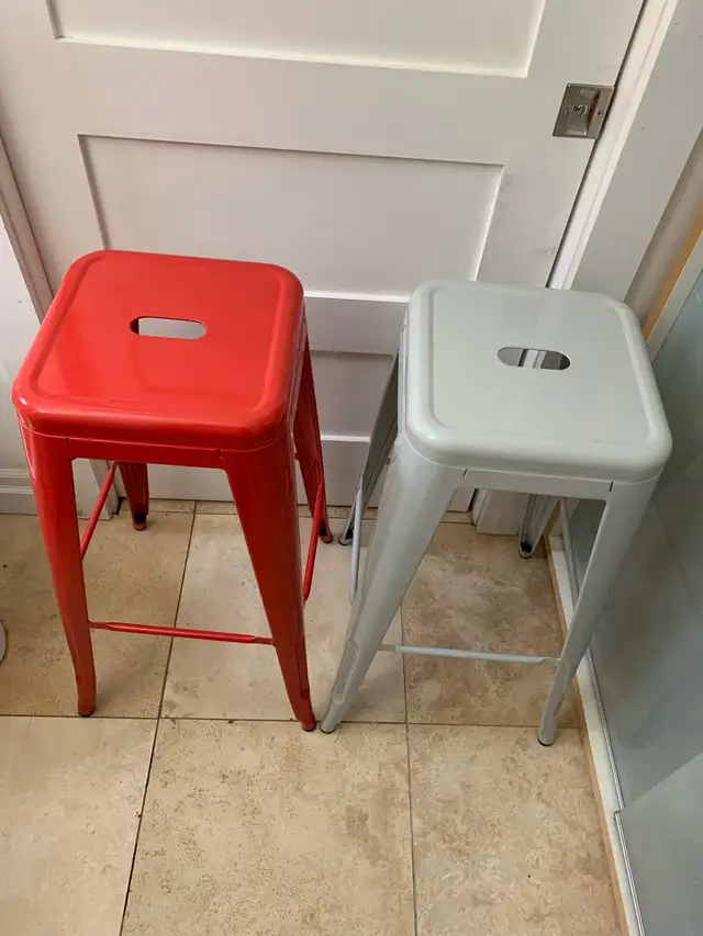 Structube Hudson Iron Stools $80 set. 62863738738945121