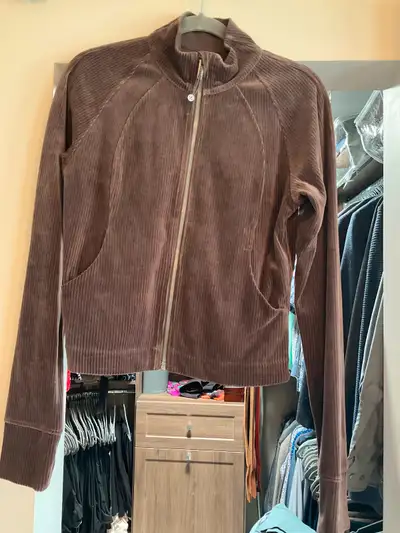 Lululemon Cropped  Corduroy Jacket, Espresso, Size 8, NWOT, View more