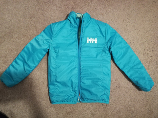 Helly Hansen Girls Reversible Jacket in Great Condition in Kids & Youth in Edmonton - Image 4