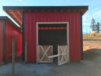 Horse barns, storage sheds, chicken coops