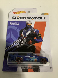 Hot wheels Overwatch soldier: 76 solid muscle rare diecast car