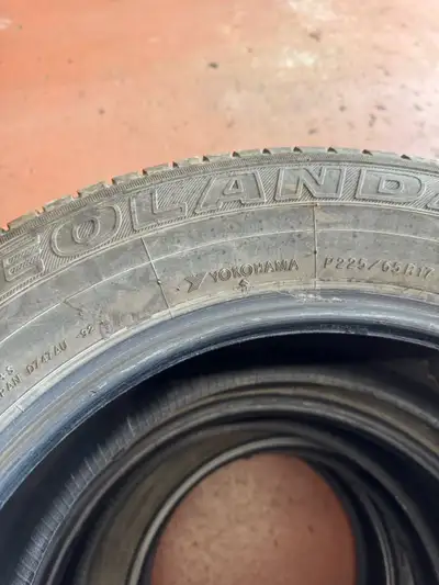 4 Yokohama Geolander 225/65/17 Tires in good shape About 1/2 worn $100 for all 4 Call text or email...