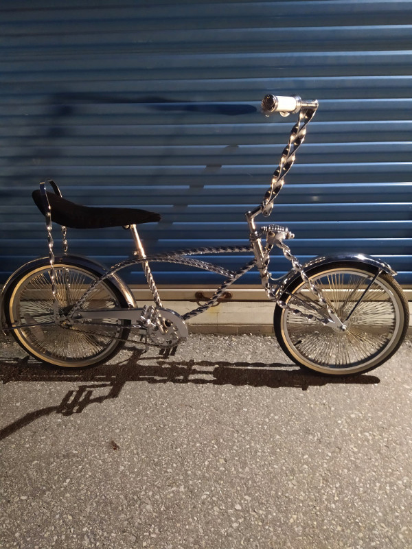 Rare Lowrider Bike - Twisted Frame and Parts, Fan Rims and More! in Other in Mississauga / Peel Region