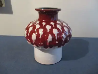 VINTAGE DRIP STYLE CLAY VASE-G.D.R.-1960'S-UNIQUE & COLLECTIBLE!, View more