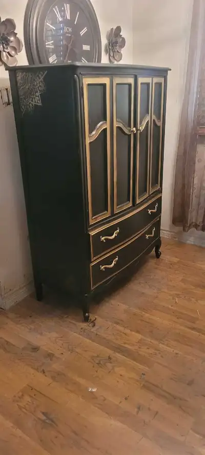 Solid Wood French Provincial Armoire, View more