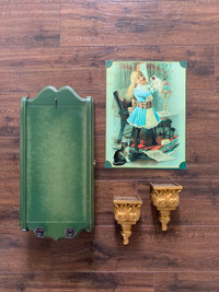 Vintage Mint Moody Green & Gold Collection 