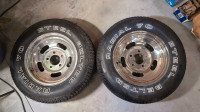 14" Chevelle Pontiac Rims and tires