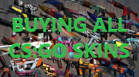 BUYING ALL CS:GO ITEMS FOR CASH + ET