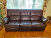 Sofa et causeuse JAYMAR en cuir